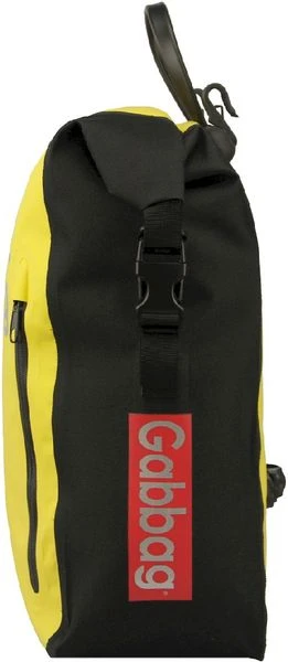 Gabbag Waterdichte Enkele Fietstas - 25 Liter - Geel - Afbeelding 3