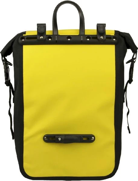 Gabbag Waterdichte Enkele Fietstas - 25 Liter - Geel - Afbeelding 4