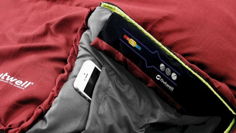 Outwell Campion Kinderslaapzak - Rood - Afbeelding 4