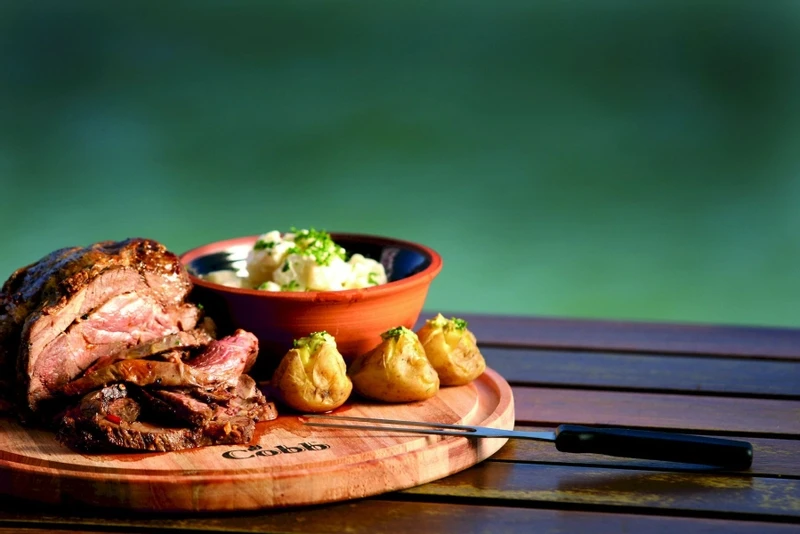 Cobb Pro Houtskoolbarbecue - Petrol - Afbeelding 4