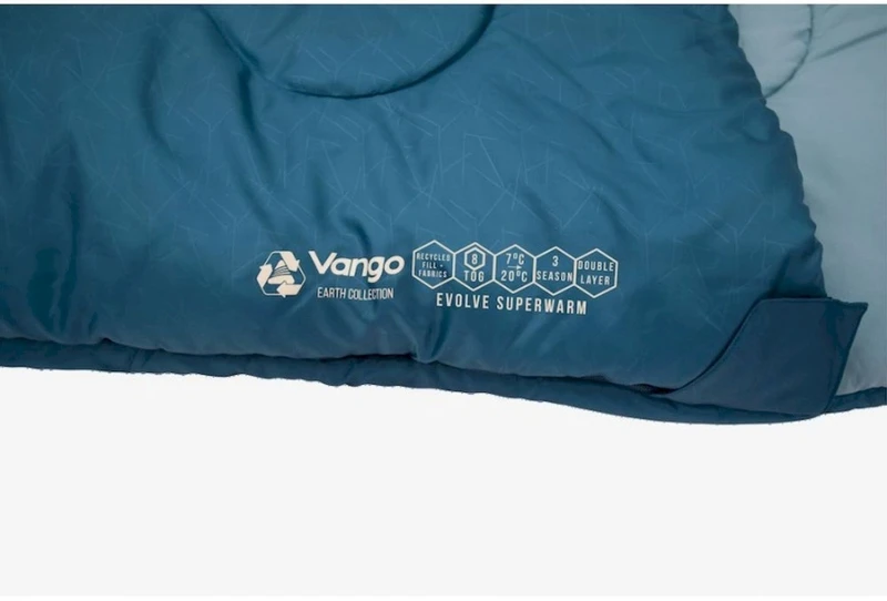 Vango Evolve Superwarm Slaapzak - Blauw - Afbeelding 4