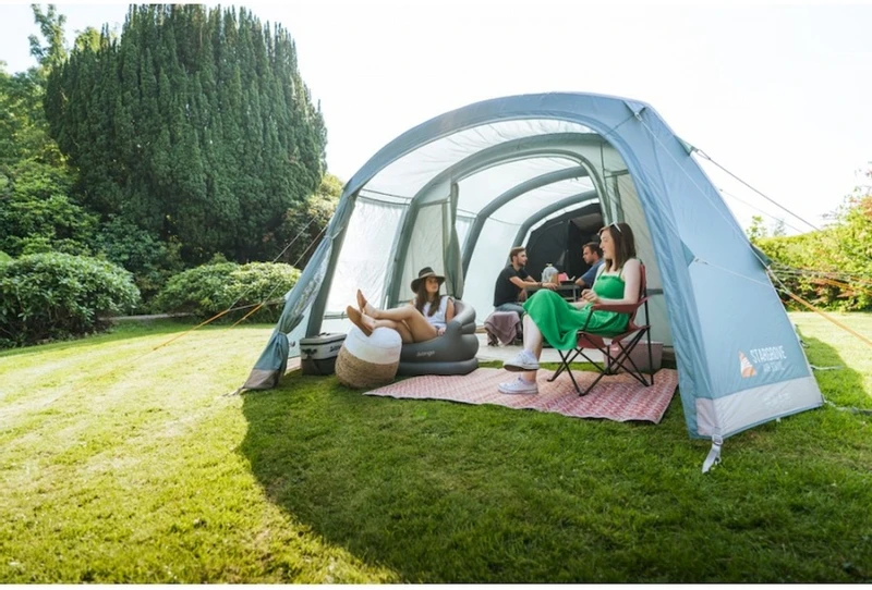 Vango Lismore Air 600XL Opblaasbare Tunneltent - 5 Persoons - Groen - Afbeelding 10