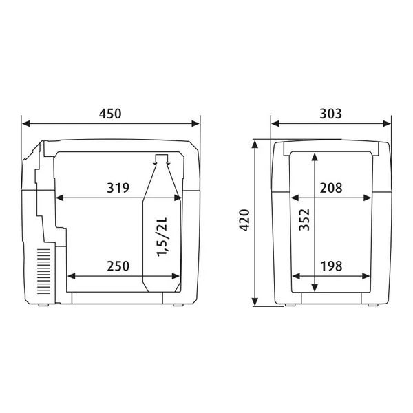 Dometic TropiCool TCX 21 Elektrische Koelbox - 20 Liter - Afbeelding 11