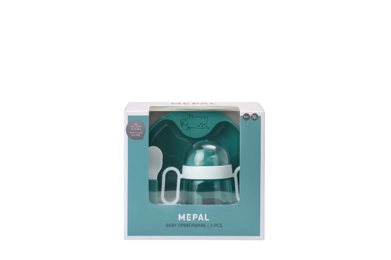 Mepal Mio Babyserviesset - 3-delig - Turquoise - Afbeelding 2