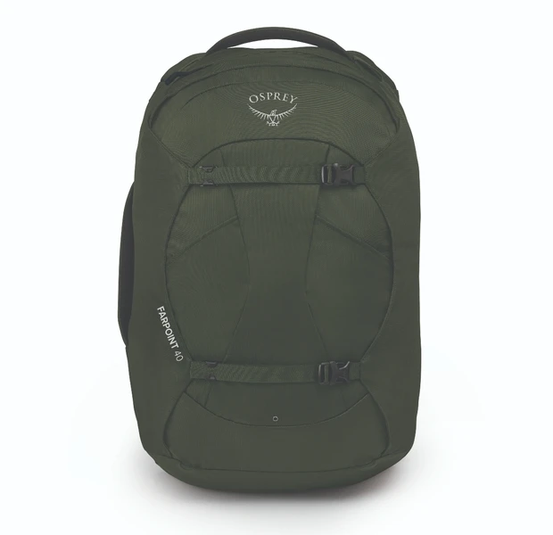 Osprey Farpoint Backpack - 40 Liter - Donkergroen - Afbeelding 2